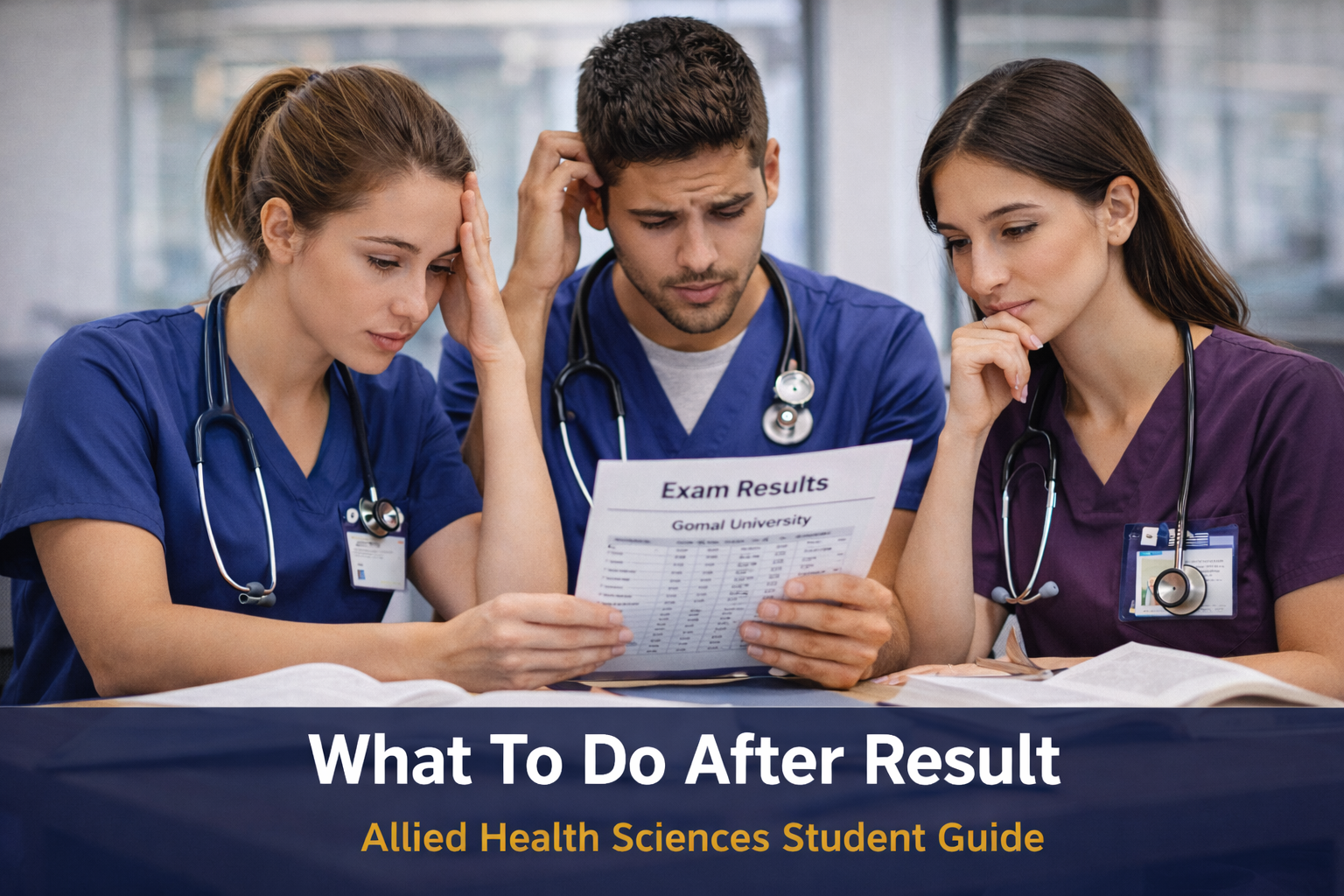 What to do after Allied Health Sciences result guide for students