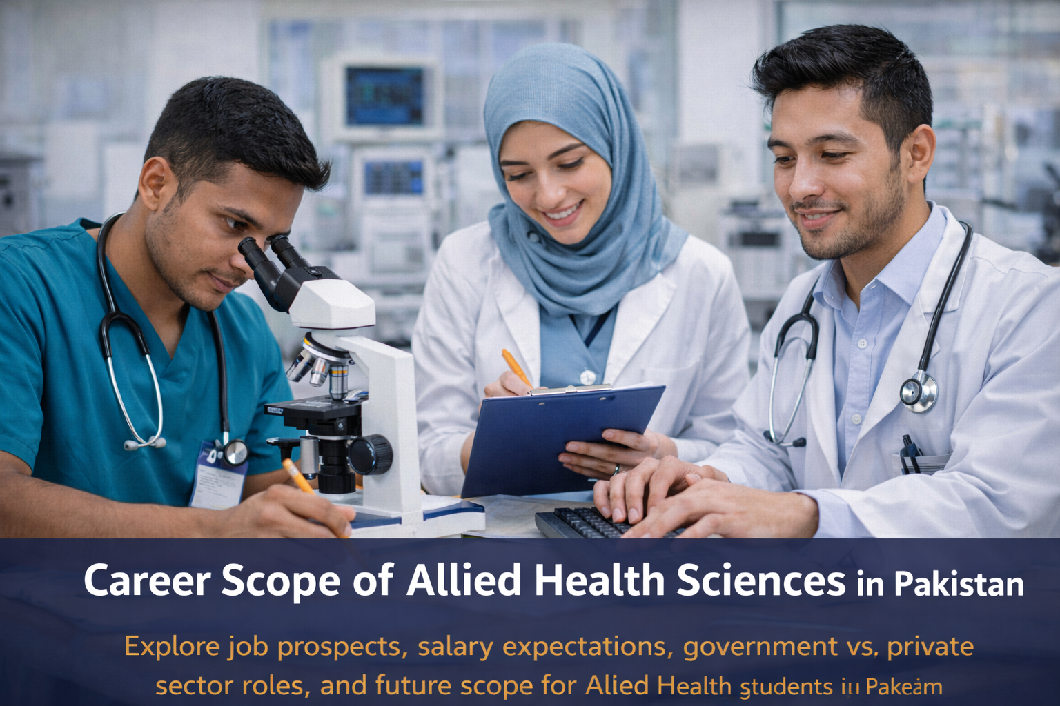 Career scope of Allied Health Sciences in Pakistan job opportunities and salary