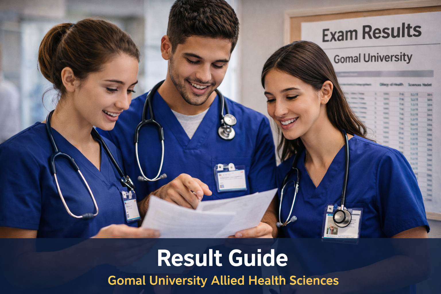 Gomal University Allied Health Sciences result guide for students